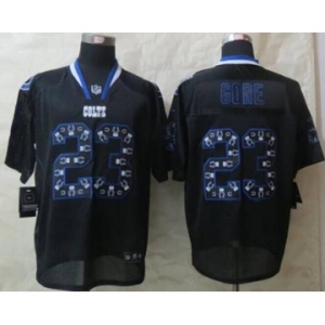 nike nfl jerseys indianapolis colts #23 gore black[Elite united sideline]