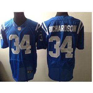nike nfl jerseys indianapolis colts #34  richardson blue[Elite]