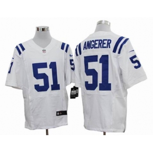 nike nfl jerseys indianapolis colts #51 angerer white[elite]