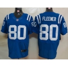 nike nfl jerseys indianapolis colts #80 fleener blue [elite]