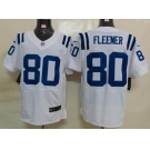nike nfl jerseys indianapolis colts #80 fleener white[Elite]