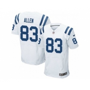 nike nfl jerseys indianapolis colts #83 dwayne allen white[Elite]