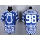 nike nfl jerseys indianapolis colts #98 mathis[Elite Style Noble Fashion]