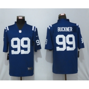 Men New Nike Indianapolis Colts #99 Buckner Blue 2020 Vapor Untouchable Limited Player
