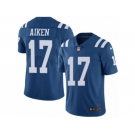 Men Nike Indianapolis Colts #17 Kamar Aiken Limited Royal Blue Rush Vapor Untouchable NFL Jersey