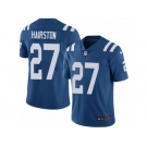 Men Nike Indianapolis Colts #27 Nate Hairston Royal Blue Team Color Vapor Untouchable Limited Player NFL Jersey