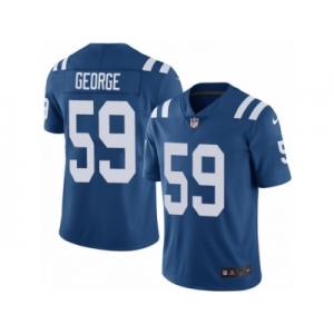 Men Nike Indianapolis Colts #59 Jeremiah George Royal Blue Team Color Vapor Untouchable Limited Player NFL Jersey