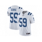 Men Nike Indianapolis Colts #59 Jeremiah George White Vapor Untouchable Limited Player NFL Jersey
