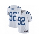Men Nike Indianapolis Colts #92 Margus Hunt White Vapor Untouchable Limited Player NFL Jersey