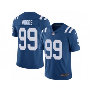 Men Nike Indianapolis Colts #99 Al Woods Royal Blue Team Color Vapor Untouchable Limited Player NFL Jersey