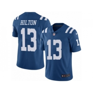 Men's Indianapolis Colts #13 T.Y. Hilton Nike Royal Color Rush Limited Jersey