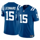 Men's Indianapolis Colts #15 Riley Leonard Blue 2025 F.U.S.E. Vapor Limited Football Stitched Jersey