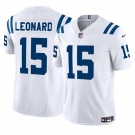 Men's Indianapolis Colts #15 Riley Leonard White 2025 F.U.S.E. Vapor Limited Football Stitched Jersey