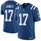 Men's Indianapolis Colts #17 Daniel Jones Blue 2025 Vapor Limited Football Stitched Jersey