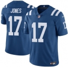Men's Indianapolis Colts #17 Daniel Jones Blue Vapor Limited Football Stitched Jersey