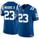 Men's Indianapolis Colts #23 Kenny Moore II Blue 2025 F.U.S.E. With 4-Star C Patch Vapor Limited Football Stitched Jersey