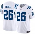 Men's Indianapolis Colts #26 Evan Hull White 2024 F.U.S.E. Vapor Limited Football Stitched Jersey