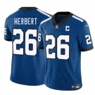 Men's Indianapolis Colts #26 Khalil Herbert Blue 2025 F.U.S.E. Throwback Vapor Limited Football Stitched Jersey