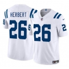 Men's Indianapolis Colts #26 Khalil Herbert White 2025 F.U.S.E. Vapor Limited Football Stitched Jersey