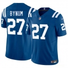 Men's Indianapolis Colts #27 Cam Bynuml Blue 2025 F.U.S.E. Vapor Limited Football Stitched Jersey