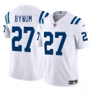 Men's Indianapolis Colts #27 Cam Bynuml White 2025 F.U.S.E. Vapor Limited Football Stitched Jersey