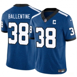 Men's Indianapolis Colts #38 Corey Ballentine Blue 2025 F.U.S.E. Throwback Vapor Limited Football Stitched Jersey