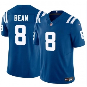 Men's Indianapolis Colts #8 Jason Bean Blue 2024 F.U.S.E. Vapor Limited Stitched Football Jersey