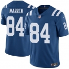 Men's Indianapolis Colts #84 Tyler Warren Blue Vapor Limited Football Stitched Jersey