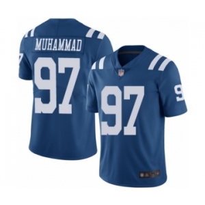 Men's Indianapolis Colts #97 Al-Quadin Muhammad Limited Royal Blue Rush Vapor Untouchable Football Jersey