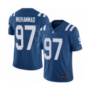Men's Indianapolis Colts #97 Al-Quadin Muhammad Royal Blue Team Color Vapor Untouchable Limited Player Football Jersey