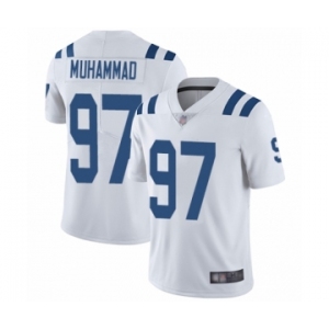 Men's Indianapolis Colts #97 Al-Quadin Muhammad White Vapor Untouchable Limited Player Football Jersey