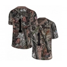 Men's Nike Indianapolis Colts #1 Pat McAfee Limited Camo Rush Realtree NFL Jersey