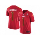 Men's Nike Indianapolis Colts #1 Pat McAfee Limited Red 2017 Pro Bowl NFL Jersey