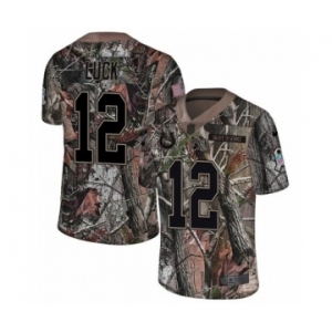 Men's Nike Indianapolis Colts #12 Andrew Luck Limited Camo Rush Realtree NFL Jersey