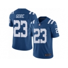 Men's Nike Indianapolis Colts #23 Frank Gore Limited Royal Blue Rush NFL Jersey