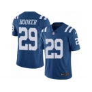 Men's Nike Indianapolis Colts #29 Malik Hooker Limited Royal Blue Rush NFL Jersey