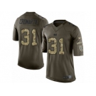 Men's Nike Indianapolis Colts #31 Antonio Cromartie Limited Green Salute to Service NFL Jersey