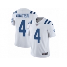 Men's Nike Indianapolis Colts #4 Adam Vinatieri Vapor Untouchable Limited White NFL Jersey