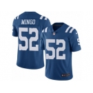 Men's Nike Indianapolis Colts #52 Barkevious Mingo Limited Royal Blue Rush NFL Jersey