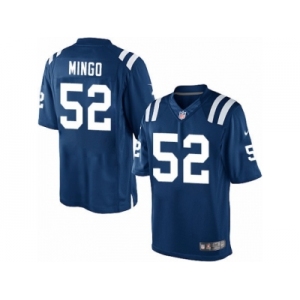 Men's Nike Indianapolis Colts #52 Barkevious Mingo Limited Royal Blue Team Color NFL Jersey