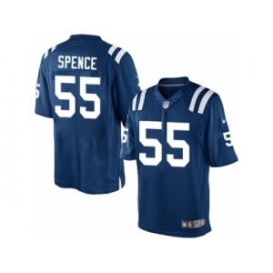 Men's Nike Indianapolis Colts #55 Sean Spence Limited Royal Blue Team Color NFL Jersey