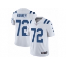 Men's Nike Indianapolis Colts #72 Zach Banner Vapor Untouchable Limited White NFL Jersey