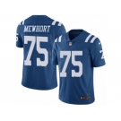 Men's Nike Indianapolis Colts #75 Jack Mewhort Limited Royal Blue Rush NFL Jersey