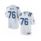Men's Nike Indianapolis Colts #76 Joe Reitz Limited White NFL Jersey