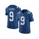 Men's Nike Indianapolis Colts #9 Jeff Locke Limited Royal Blue Rush NFL Jersey