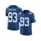 Men's Nike Indianapolis Colts #93 Jabaal Sheard Limited Royal Blue Rush NFL Jersey