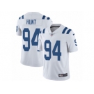 Men's Nike Indianapolis Colts #94 Margus Hunt Vapor Untouchable Limited White NFL Jersey