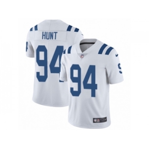 Men's Nike Indianapolis Colts #94 Margus Hunt Vapor Untouchable Limited White NFL Jersey