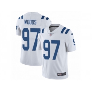 Men's Nike Indianapolis Colts #97 Al Woods Limited White NFL Jersey