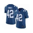 Nike Indianapolis Colts #42 Nyheim Hines Royal Blue Team Color Men Stitched NFL Vapor Untouchable Limited Jersey